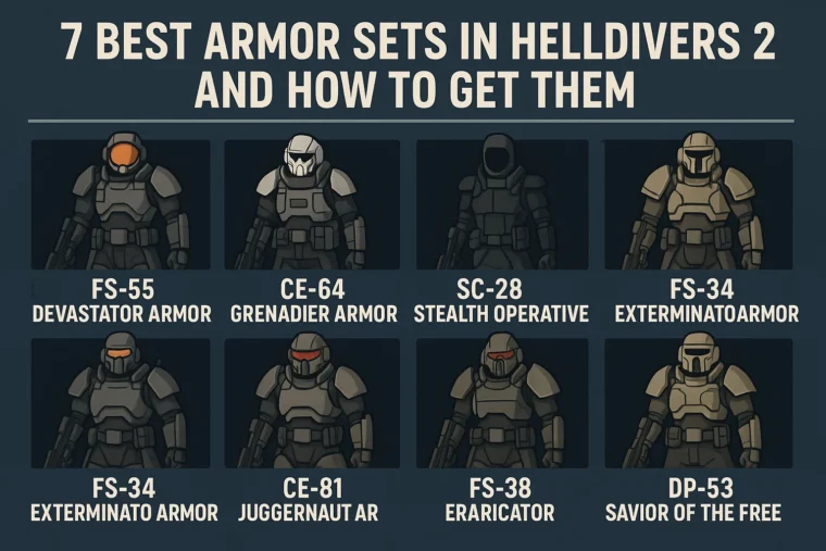 7 Best Armor Sets in Helldivers 2 and How to Get Them